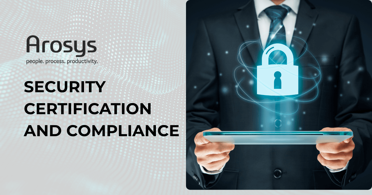 Security certification and Complaince Services - Arosys